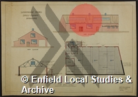 Plan of Rebuilding of Sandringham Works, Enfield Highway