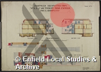 Plan of proposed Reconstruction of N.3,5,7 Southbury Road