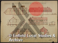 Plan of Proposed Shops at Chase Side