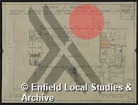 Plan of Proposed alterations and Additions to Council's Rest Centre