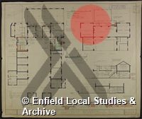 Plan of Proposed Alterations to existing Fire Station