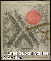 Plan of Damage to Roads by War