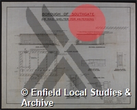Plan of Air Raid Shelter for 48 persons